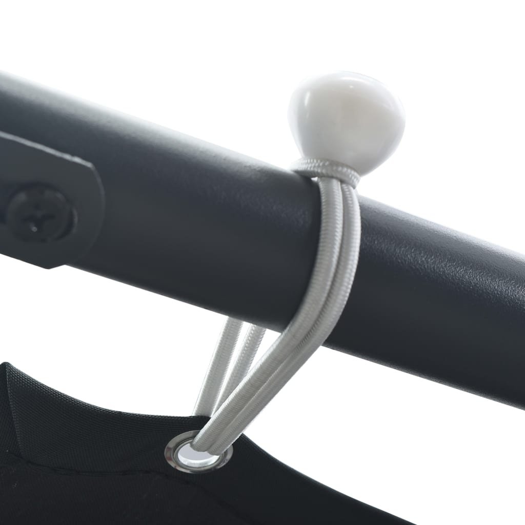 VidaXL Prieel 3x3 m staal antraciet