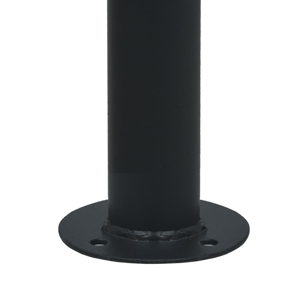 VidaXL Prieel 3x3 m staal antraciet