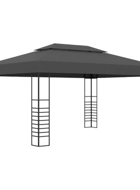 VidaXL Prieel 3x4 m antraciet