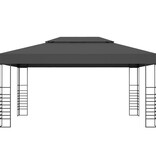 VidaXL Prieel 3x4 m antraciet