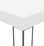 VidaXL Prieel 6x3 m wit