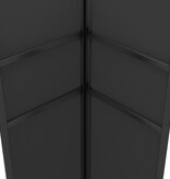 VidaXL Prieel met dubbel dak 3x3 m antraciet