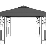 VidaXL Prieel 3x3 m antraciet