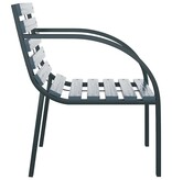 VidaXL Tuinstoelen 2 st hout grijs