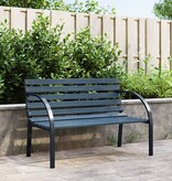 VidaXL Tuinbank 120 cm hout grijs