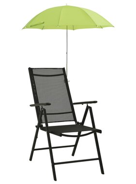 VidaXL Campingstoelparasols 2 st 105 cm groen