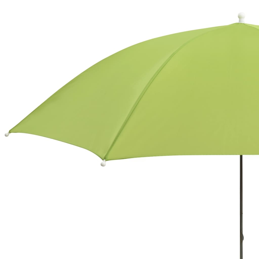 VidaXL Campingstoelparasols 2 st 105 cm groen