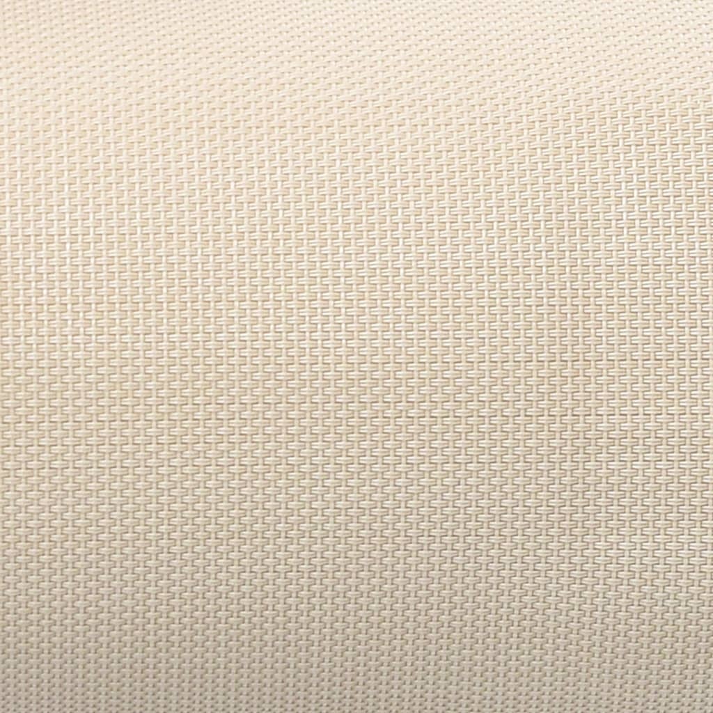 VidaXL Hoofdsteun voor ligstoel 40x7,5x15 cm textileen crème