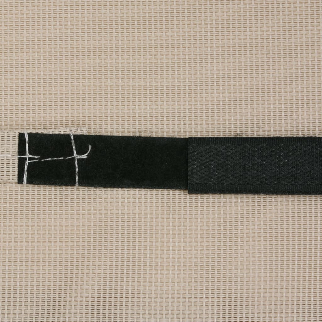 VidaXL Hoofdsteun voor ligstoel 40x7,5x15 cm textileen crème