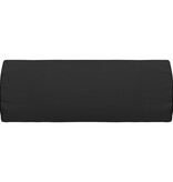 VidaXL Hoofdsteun voor ligstoel 40x7,5x15 cm textileen zwart