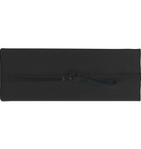 VidaXL Hoofdsteun voor ligstoel 40x7,5x15 cm textileen zwart