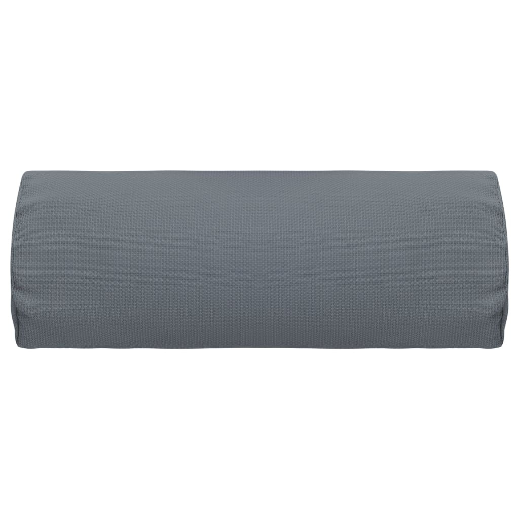 VidaXL Hoofdsteun voor ligstoel 40x7,5x15 cm textileen grijs