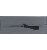 VidaXL Hoofdsteun voor ligstoel 40x7,5x15 cm textileen grijs