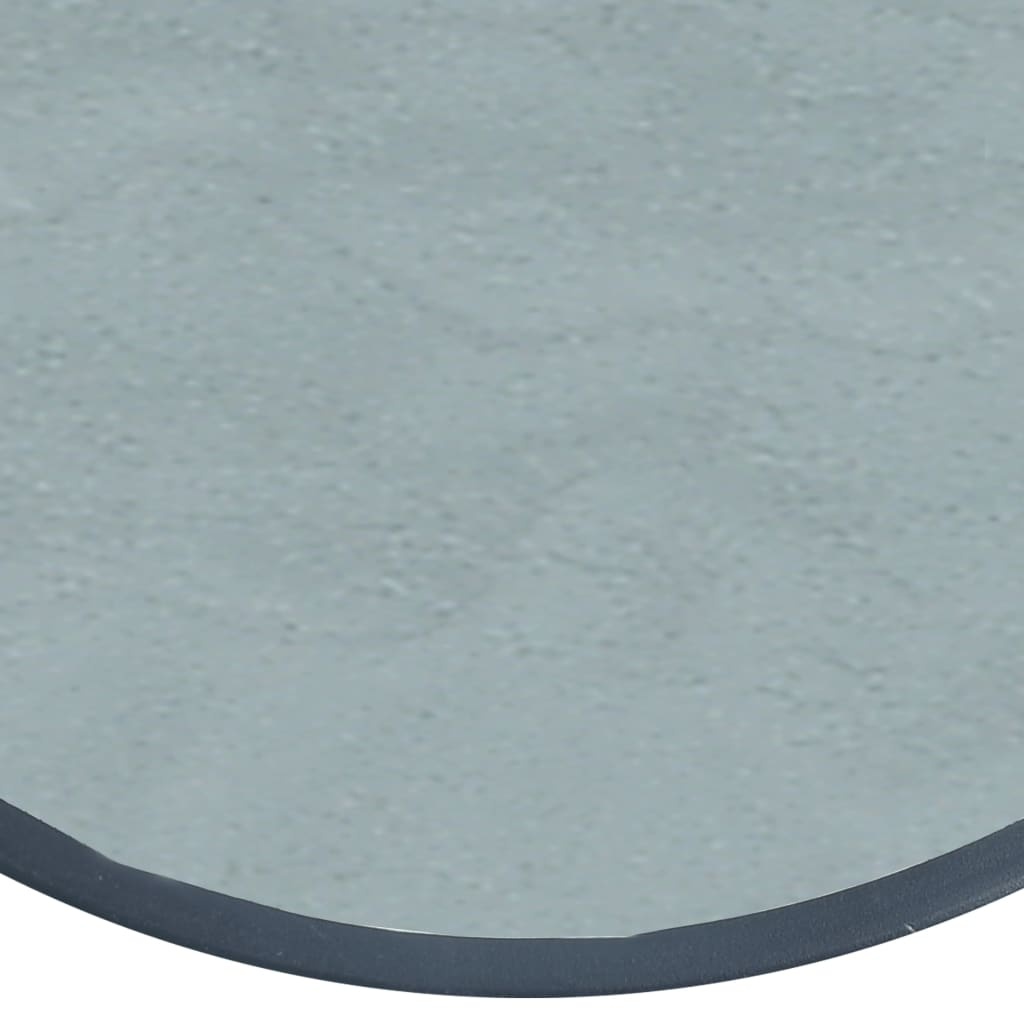 VidaXL Bistrotafel 40x46 cm staal en glas zwart