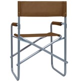 VidaXL Regisseursstoelen 2 st staal bruin