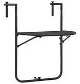 VidaXL Balkontafel hangend 60x64x83,5 cm rattan-look kunststof bruin