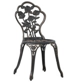 VidaXL Bistrostoelen 2 st gietaluminium bronskleurig