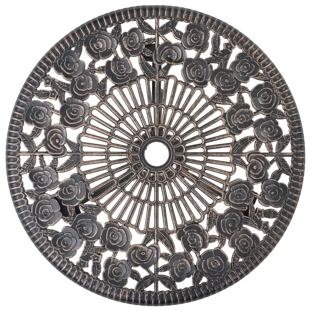 VidaXL 3-delige Bistroset gietaluminium