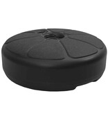 VidaXL Parasolvoet gevuld met zand/water 15 L zwart