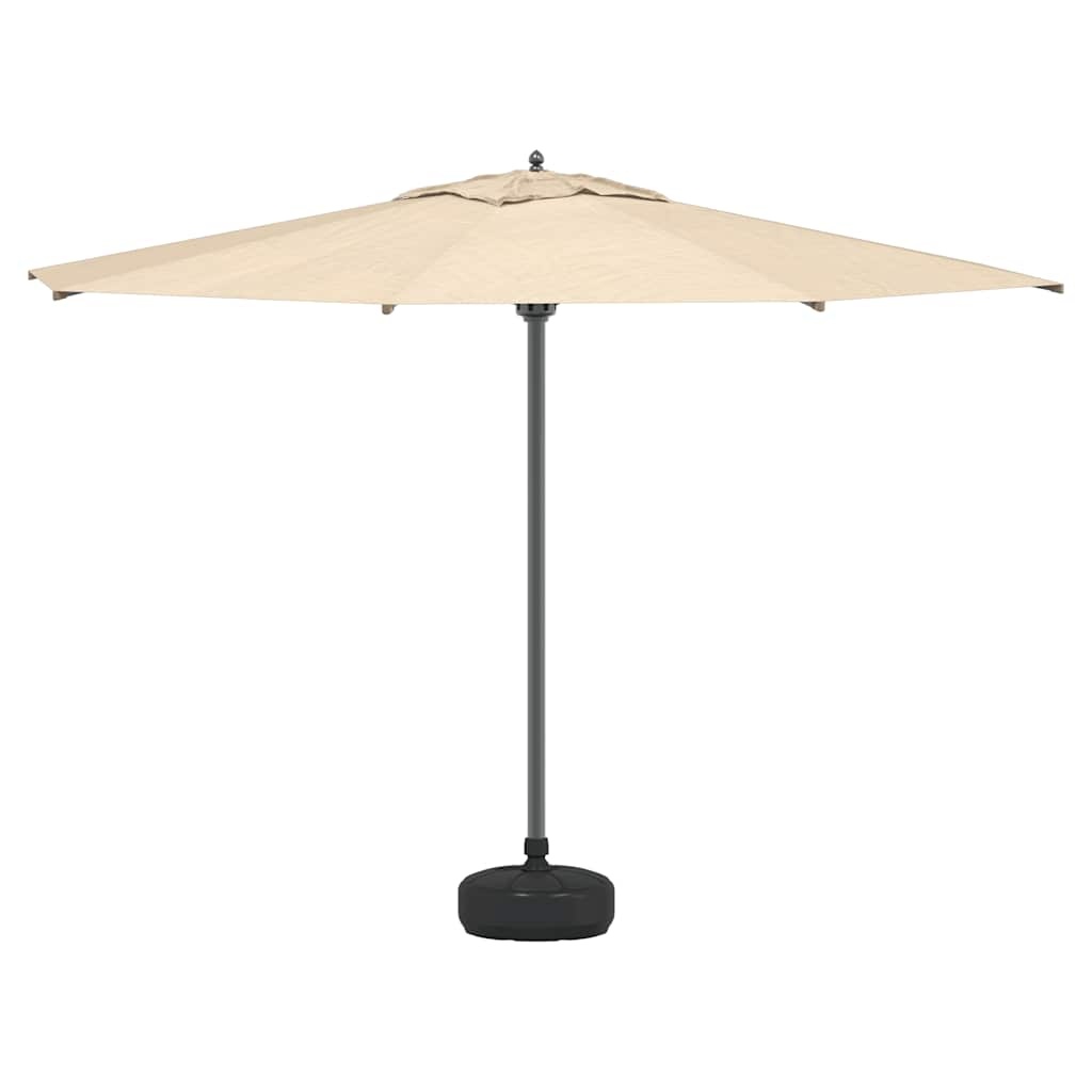 VidaXL Parasolvoet gevuld met zand/water 15 L zwart