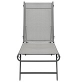 VidaXL Ligbedden 2 st textileen en staal