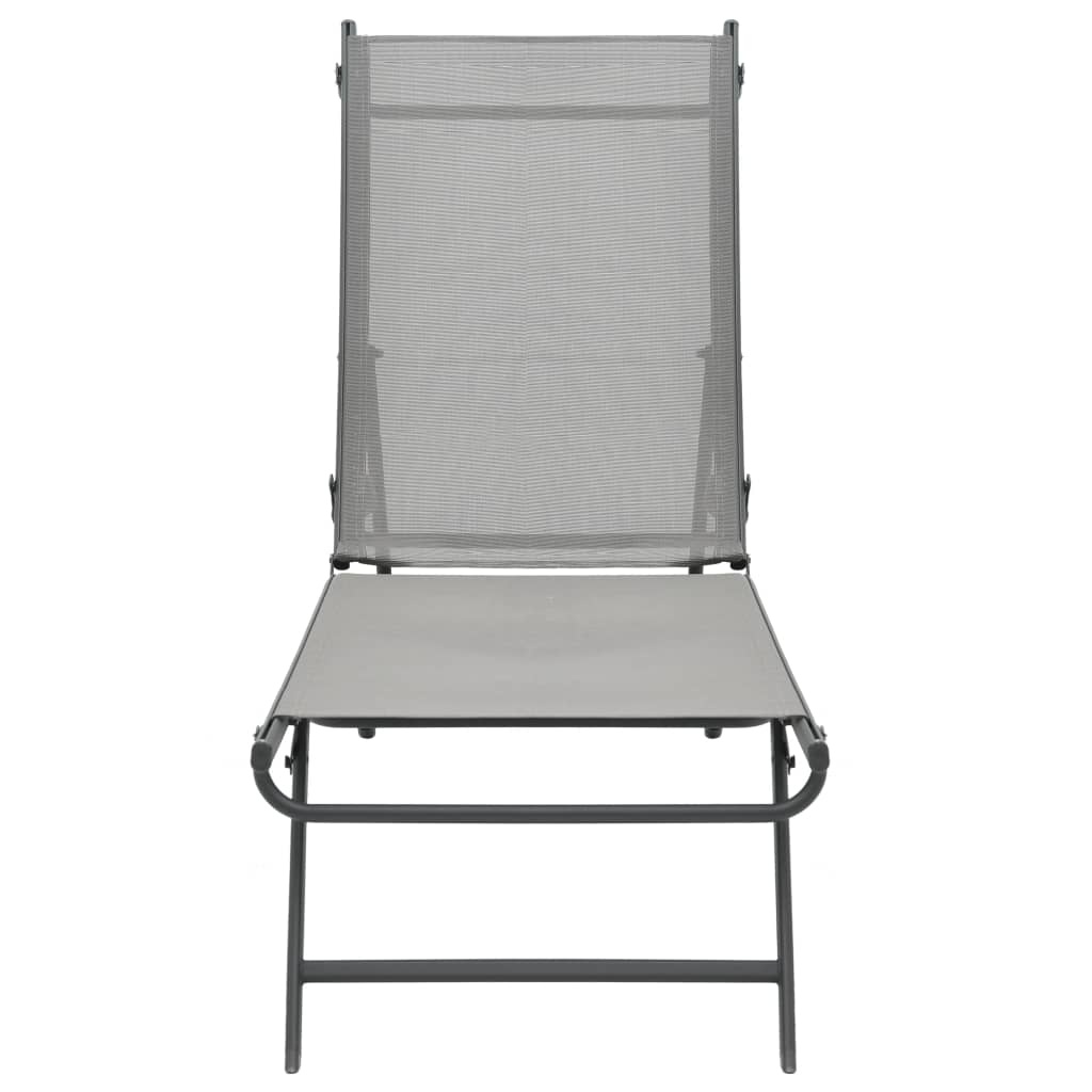 VidaXL Ligbedden 2 st textileen en staal