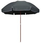 VidaXL Parasol met stalen paal 300 cm antracietkleurig