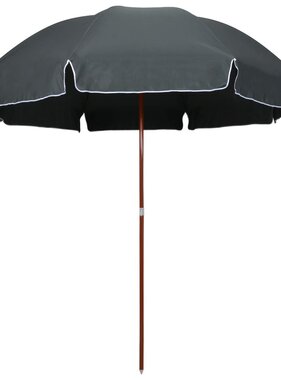 VidaXL Parasol met stalen paal 300 cm antracietkleurig