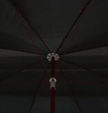 VidaXL Parasol met stalen paal 300 cm antracietkleurig