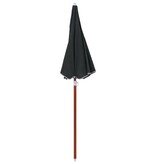 VidaXL Parasol met stalen paal 180 cm antracietkleurig