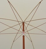 VidaXL Parasol met stalen paal 300 cm zandkleurig