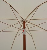 VidaXL Parasol met stalen paal 180 cm zandkleurig