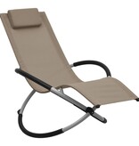 VidaXL Kinderligbed staal taupe