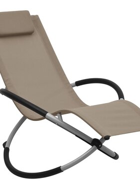 VidaXL Kinderligbed staal taupe