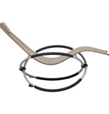 VidaXL Kinderligbed staal taupe