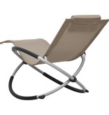 VidaXL Kinderligbed staal taupe