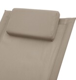 VidaXL Kinderligbed staal taupe
