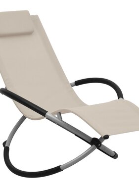 VidaXL Kinderligbed staal crèmekleurig