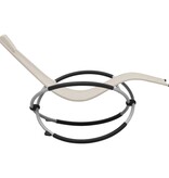 VidaXL Kinderligbed staal crèmekleurig