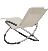 VidaXL Kinderligbed staal crèmekleurig