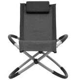 VidaXL Kinderligbed staal zwart