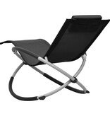 VidaXL Kinderligbed staal zwart