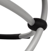 VidaXL Tuinligbed geometrisch staal crème