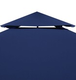 VidaXL Prieeldak 2-laags 310 g/m² 4x3 m blauw