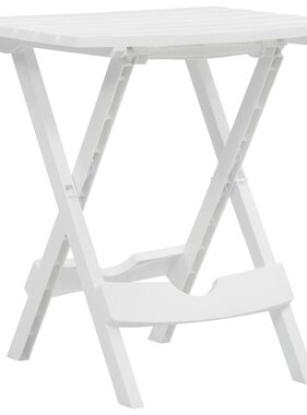VidaXL Tuintafel inklapbaar 44,5x38,5x50 cm wit