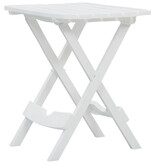 VidaXL Tuintafel inklapbaar 44,5x38,5x50 cm wit