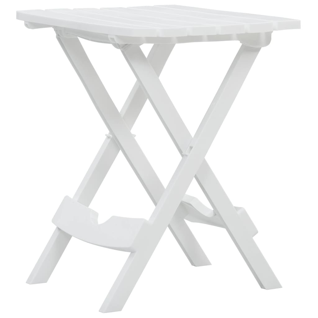 VidaXL Tuintafel inklapbaar 44,5x38,5x50 cm wit