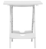 VidaXL Tuintafel inklapbaar 44,5x38,5x50 cm wit