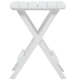 VidaXL Tuintafel inklapbaar 44,5x38,5x50 cm wit