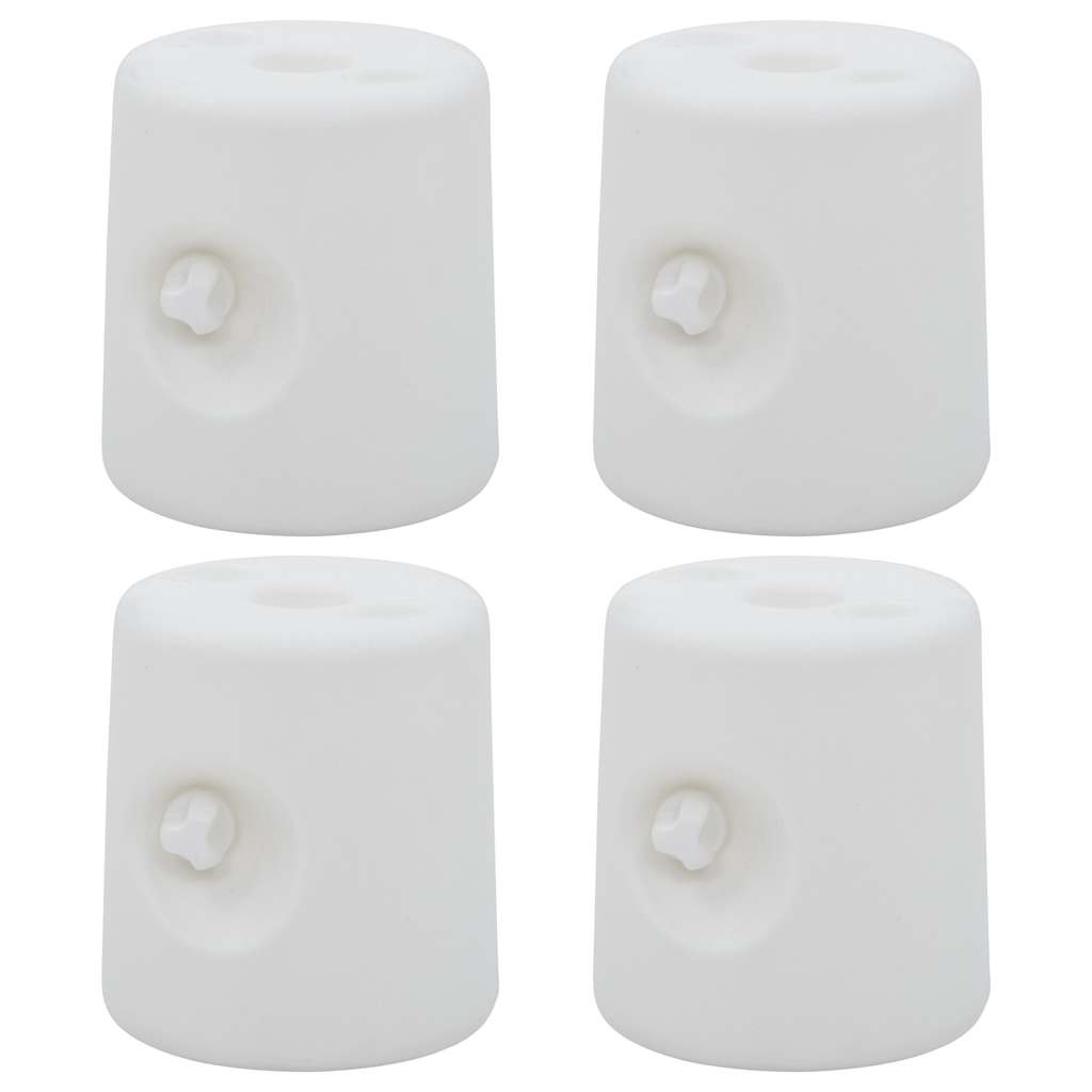 VidaXL Prieelgewichten 4 st PE wit